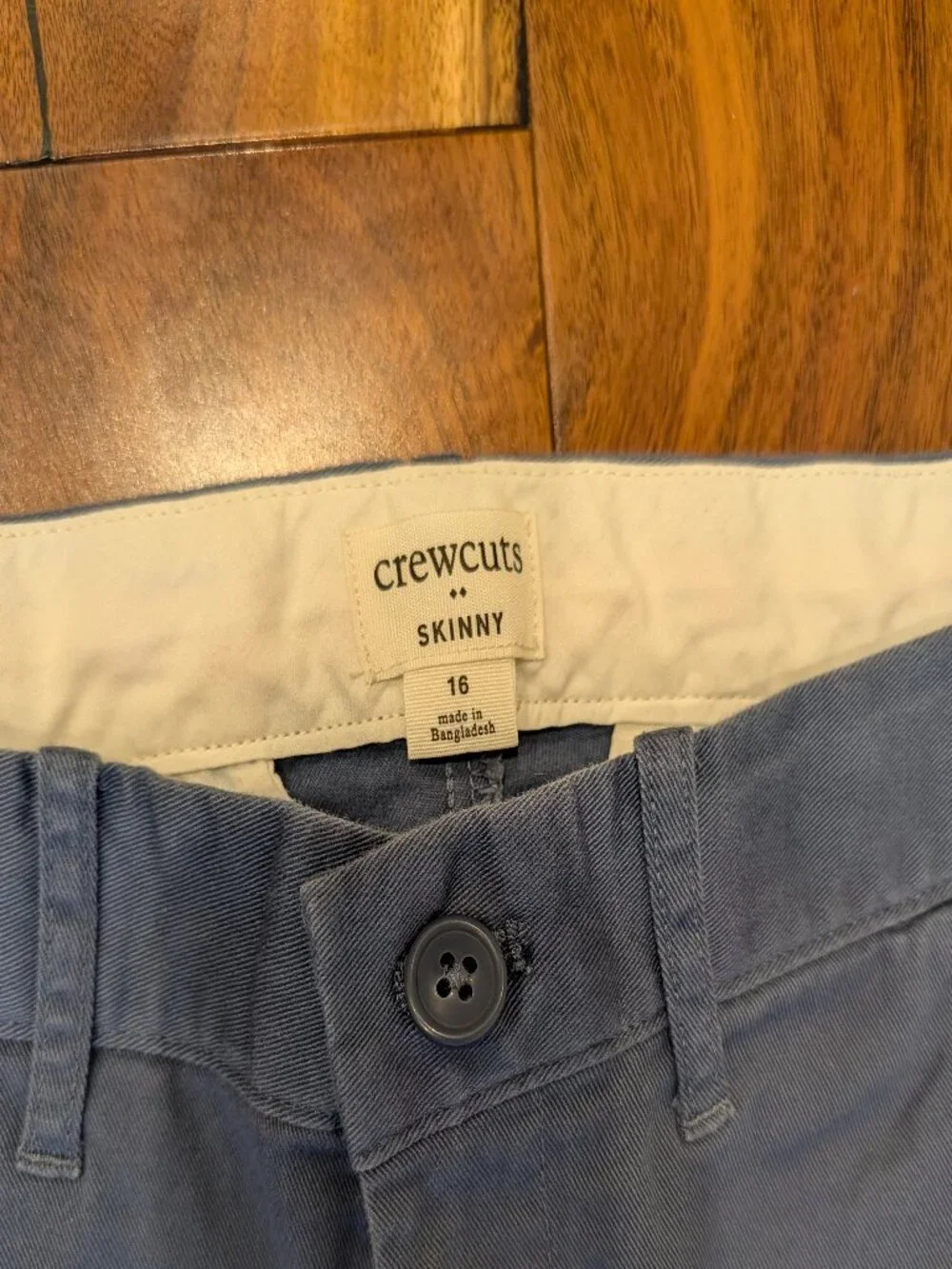 Crewcuts Chinos Slate Blue - 16 Skinny